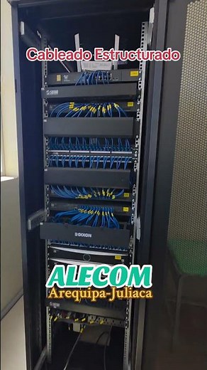 Servicio de Cableado Estructurado con Cable UTP Cat6A.