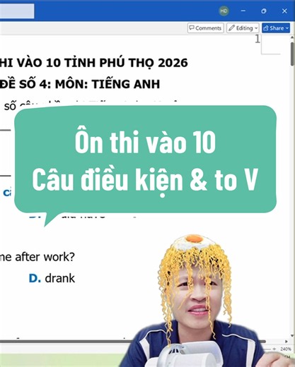 2K11 ôn thi vào 10 #onthivao10 #tienganhthcs #tienganh