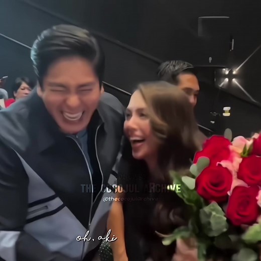 Coco Martin Supports Julia Montes at Saving Grace Launch