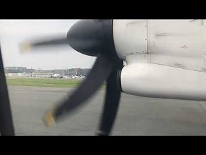 ANA Wings DHC8-Q400 福岡空港離陸