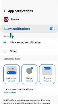 How To Turn Off or Disable Firefox Notifications on Android #firefox #firefoxbrowser #tutorial