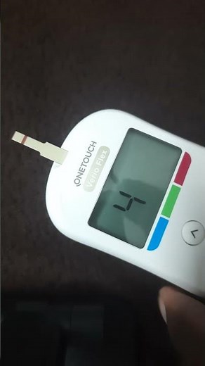 Glucose test using Onetouch Verio