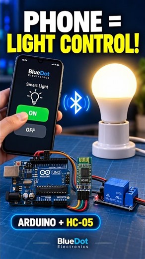 How to make a Room light control with Mobile Bluetooth and Arduino at home | #electronicsproject