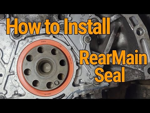 Honda! EASY STEP Installing Rear Main oil Seal #mechaniclife #mechanic