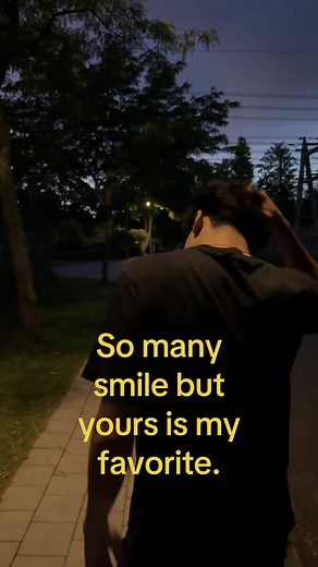 So many smiles but yours is my favorite - romantic short caption