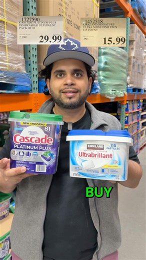 Kirkland for president! Skip Vs Buy at Costco - purely based on cost per use!