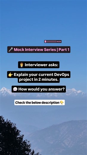 🎤 Mock Interview Series | Part 1 #interview #interviews #interviewtips #devops #devopsinterview