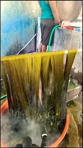 polyester yarn making process