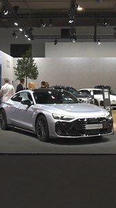 The Audi e-tron GT quattro in Floret Silver.​ Instant power, precise control and a design that turns heads.​ Now on display at @BrusselsMotorShow 2026.​ #AudiBelgium #brusselsmotorshow #etronGT #VorsprungDurchTechnik | Audi Belgium