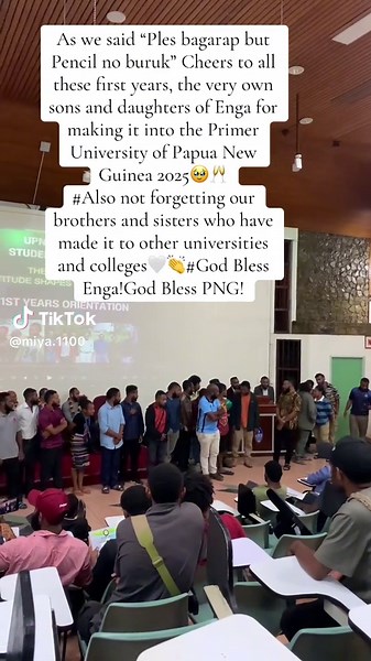 UPNG Enga Students 2025 First Year Orientation