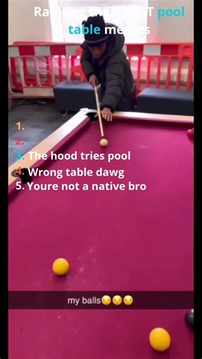 Ranking the 5 BEST POOL TABLE memes I could find...