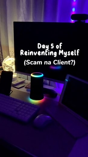 Day 5 of reinventing myself - Muntikan na ako ma scam! #freelancerlife #freelancer #freelancingtips #thehappyfreelancer #fypシ゚viral | Emma Aquino