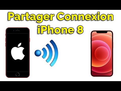 Comment faire un partage de connexion iphone 8, partager wifi iphone 8 plus