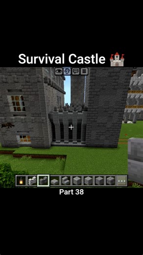 How to Build a Castle 🏰 in Minecraft build full tutorial #minecraft #gaming #shorts #viral #trending