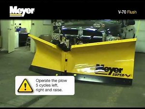 Meyer Products V70 Snow Plow Hydraulic Unit Flush