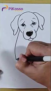How to Draw a Black Labrador Easy in Less Than One Minutes