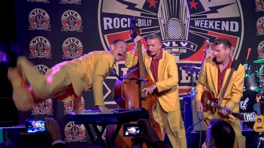 It's Bumble Boogie time! Check out Vince's crazy piano feature live from Viva Las Vegas Rockabilly Weekend last year and watch until the end! #boogiewoogie #bumbleboogie #jazz #jive #blues #swing #rockabilly #lasvegas #vivalasvegas | The Jive Aces