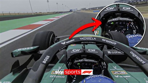 F1: Shocking footage shows Fernando Alonso letting go of wheel several times