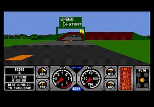 Hard Drivin' - SEGA Online Emulator