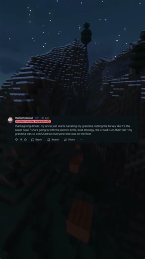 Sports commentary on normal activities is peak comedy