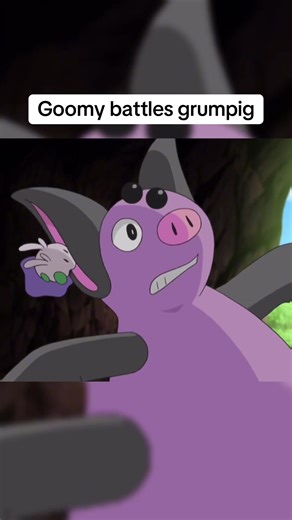 Goomy battles grumpig#pokemon #ashketchum #pokemonanime #grumpig #goomy