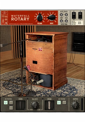 UAD Waterfall Rotary Speaker VST Demonstration in Logic Pro