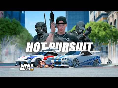 SKYLINE R34 VS SUPRA GUNDAM ! KEI MARAH BESAR SAHABAT KEI DIBUNUH DIDEPAN MATA !! GTA 5 ROLEPLAY