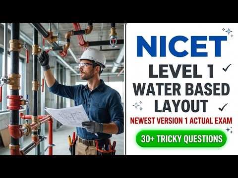 Pass NICET Level 1 Water Based Layout Fast: Newest Exam Secrets