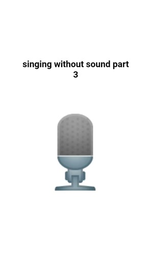 singing qith out sound