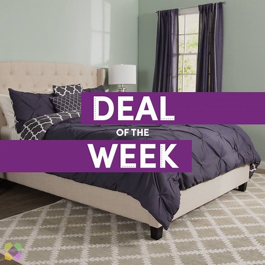 This modern comforter set starts at just $54.99 for a limited time, and you get TWO looks in it! Flip the pinched pleating for an on-trend pattern, and change your entire bedroom look in seconds. Save while you can! https://www.wayfair.com/oV3c2282Lf | Wayfair