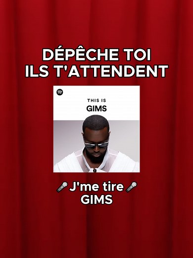 Karaoké de « J'me tire » – GIMS