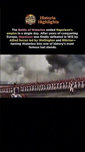 The Battle That Broke Napoleon's Power #waterloo #military #shorts