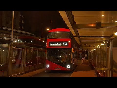 [FULL ROUTE VISUAL] London Bus Route N38: Walthamstow Bus Station - Victoria | Arriva London