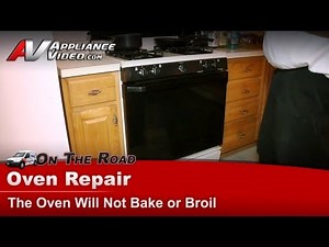 GE Stove Repair - Will Not Bake or Boil - Igniter