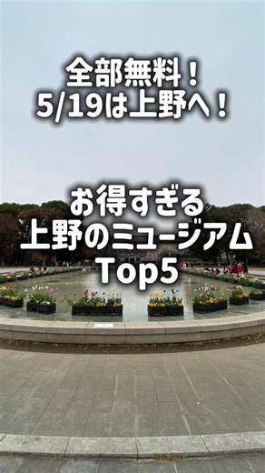 【保存版】5/19は上野の博物館が無料！年に一度の「国際博物館の日」完全攻略