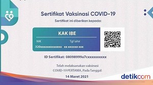 Cara Download Sertifikat Vaksin dan Solusi Perbaiki Data yang Salah