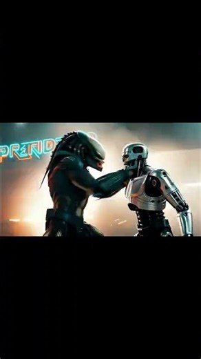 #entertainment 🔥 Predator Attacks Terminator! 🤖👽 | Horrible Fight Scene | 3D AI #hollywoodmovies