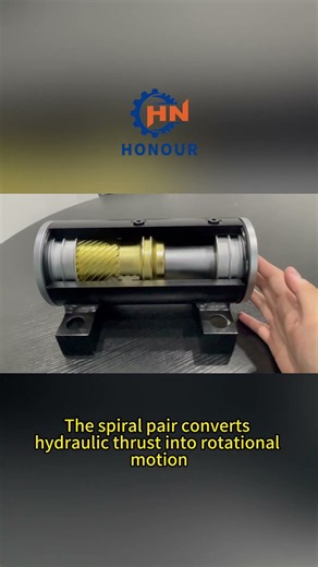 Rotary Actuator Internal Structure Display