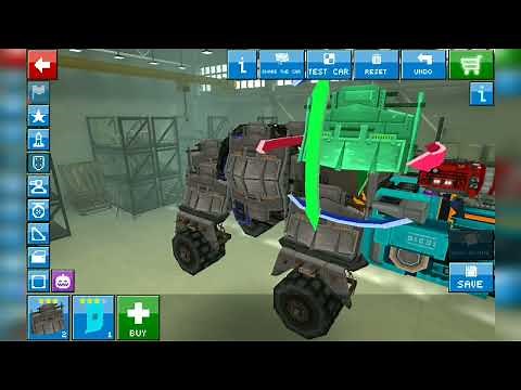 How to make the strongest car in blocky cars online
