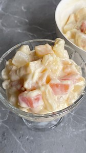 Creamy Fruit Salad🤤🫶 Ingredients: 475g Fruit cocktail (drained) 1 can nata de coco (drained) 1/4 cup condensed milk 1/4 cup diced cheese 1 pack all purpose cream 2 tbsp mayonaise 🎄🌲🎅🤶 | Hazel Neri