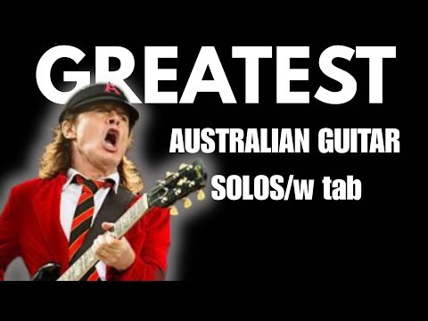 GREATEST AUSTRALIAN guitar solos every guitarist must know!