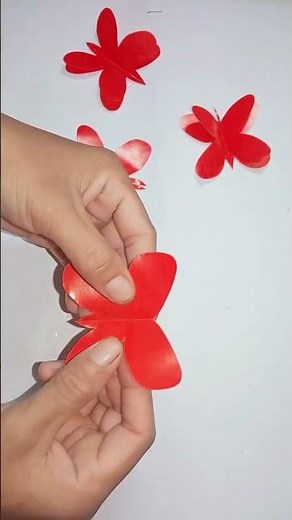 DIY Membuat Kupu-kupu Dari Kertas Origami