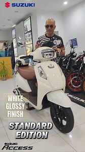 32K views · 420 reactions | Maganda SA Personal All New Access 125 ( Standard ) Glossy White Color #suzukiaccess125 #access125 #classicscooter #suzuki #access125std | Boyet Salavaria | Facebook