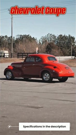 The Timeless Charm of the 1939 Chevrolet Coupe: A Classic Beauty on Wheels