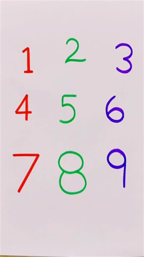 numbers drawing #kidslearning #numbersdrawingforkids #foryouviral #fyp #kidsdrawing