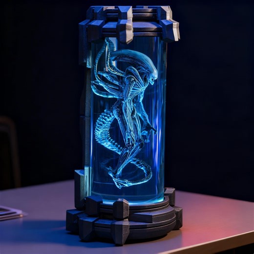 Alien Specimen Containment Lamp – Sci-fi Lab Capsule Light, Resin Night Light - Etsy