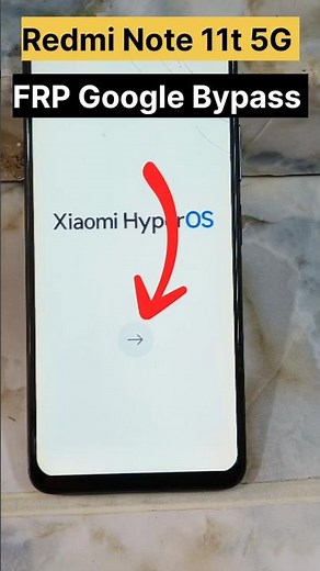 Redmi Note 11t 5G Google FRP Bypass #redminote11t #redminote11t5g