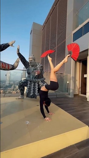Yoga challenge 🧘‍♀️💥🗿 #yoga #dance #acrobatics #viral