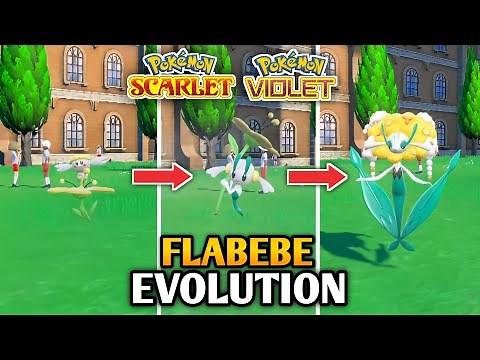 How To Evolve Flabebe Into Floette And Florges In Pokemon Scarlet And Violet | Paldea Pokedex