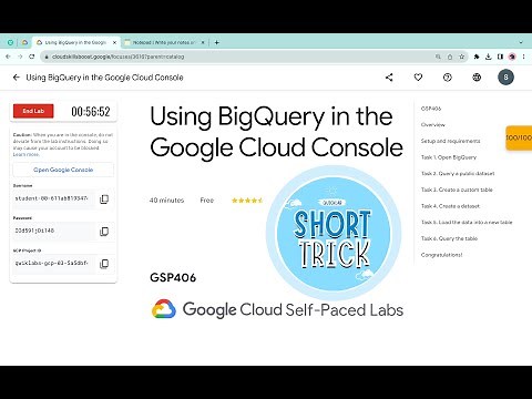 Using BigQuery in the Google Cloud Console || #qwiklabs || #GSP406 || [With Explanation🗣️]